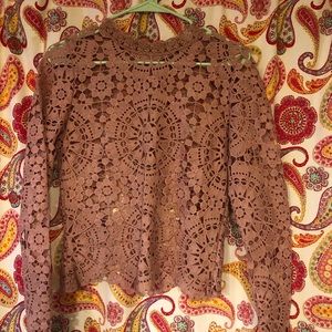 Lace long sleeve